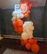 Orange and White Balloon Arch Kit (Orange and White) 18 x 18 x 18 inches